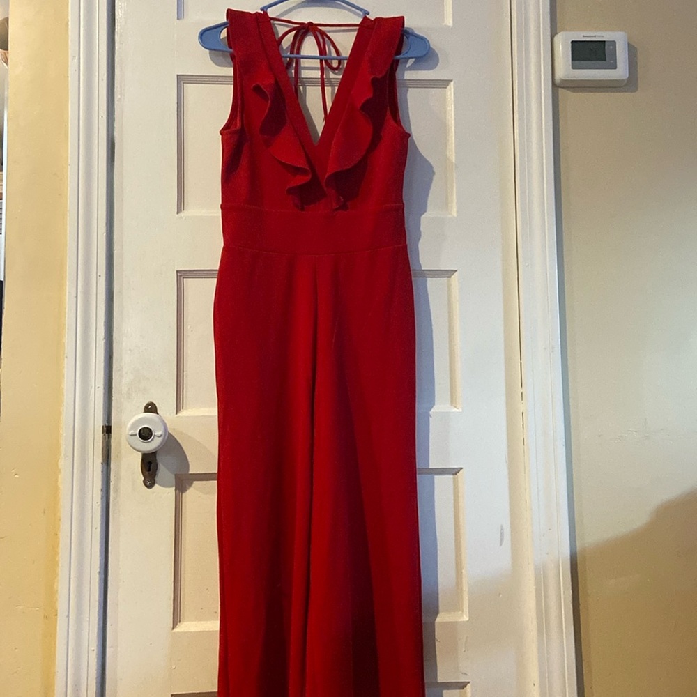I am selling a Red Jumpsuit size US Large